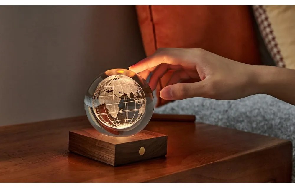 Ciemnobrązowa dekoracja świetlna na USB Amber – Gingko