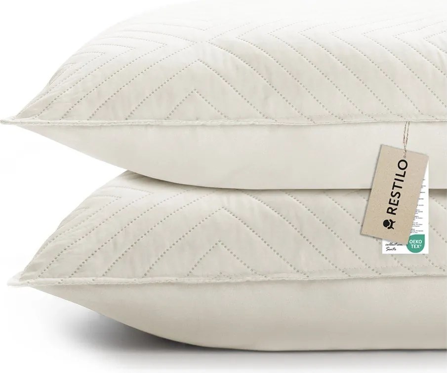 Poszewki na poduszki zestaw 2 szt. z mikrowłókna 45x45 cm Softa – Restilo