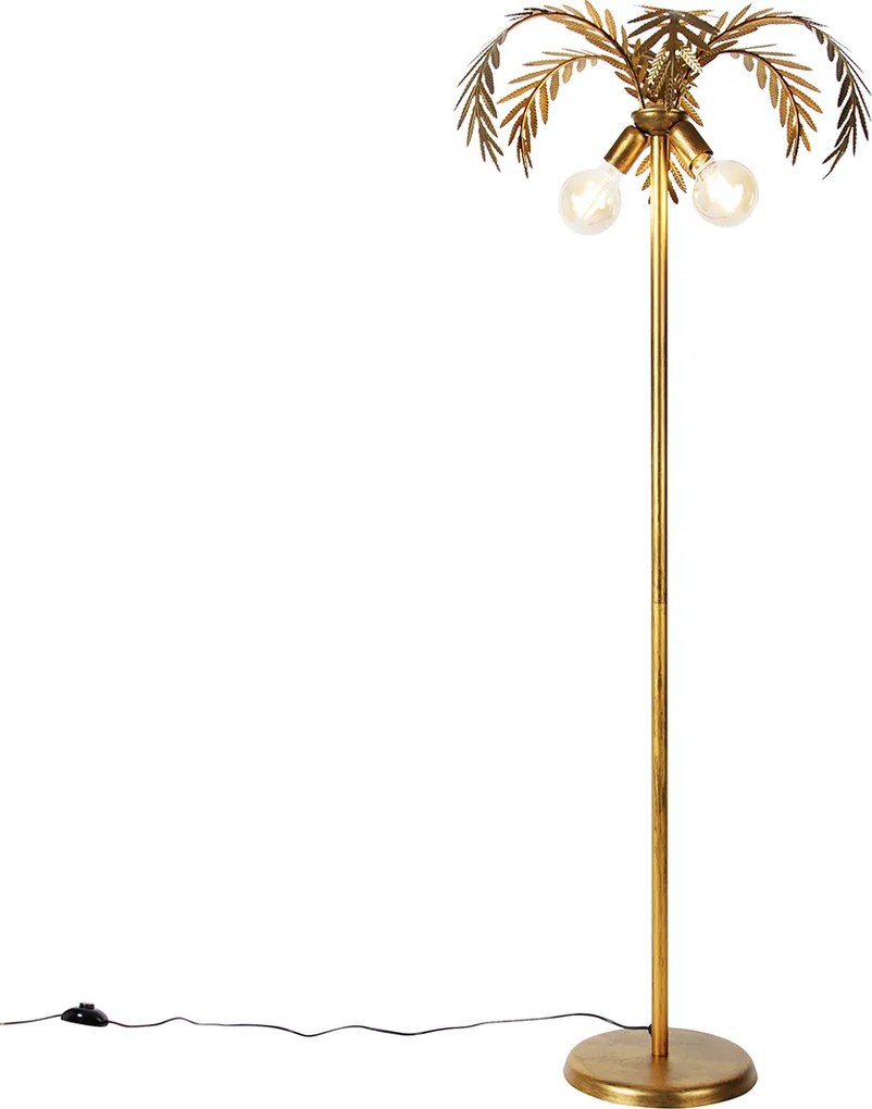 Inteligentna lampa podłogowa złota 156 cm z 2 WiFi G95 - Botanica