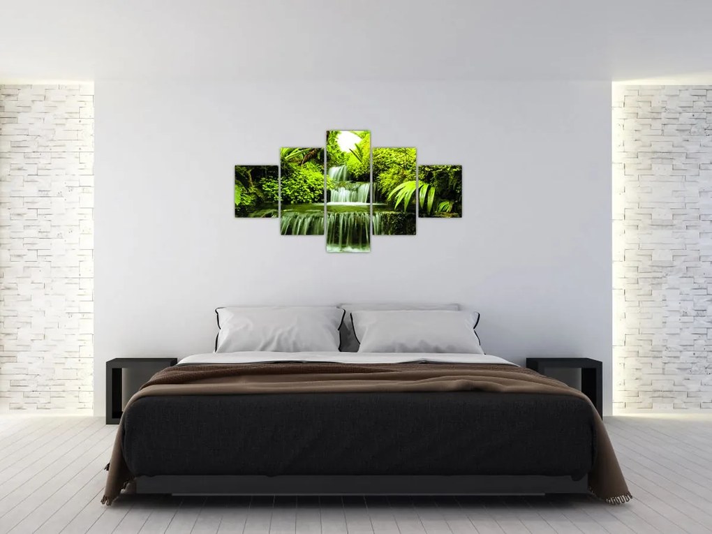 Obraz - Indonezyjskie wodospady (125x70 cm)
