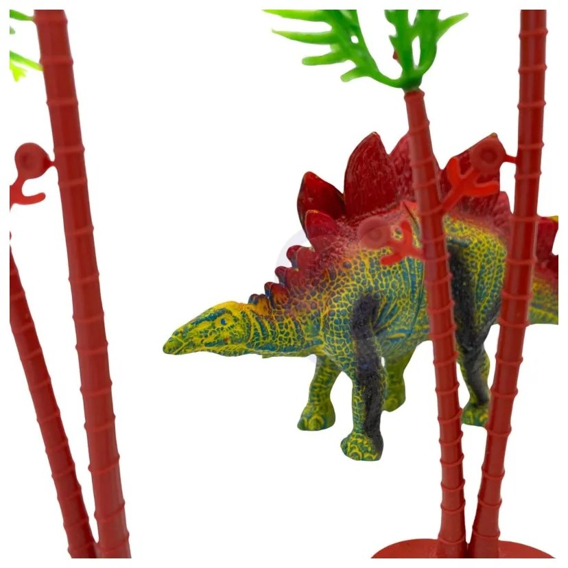 Woopie zestaw figurki dinozaury 16 el. + mata + kuferek