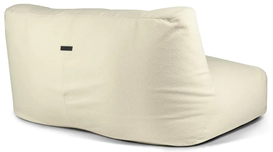 Kremowy worek do siedzenia z materiału bouclé Sofa Tube 160 – SLOWDOWN