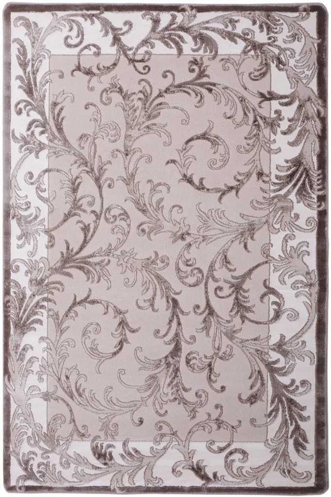 Dywan Gloss Brązowe liście 080x150 Prostokąt