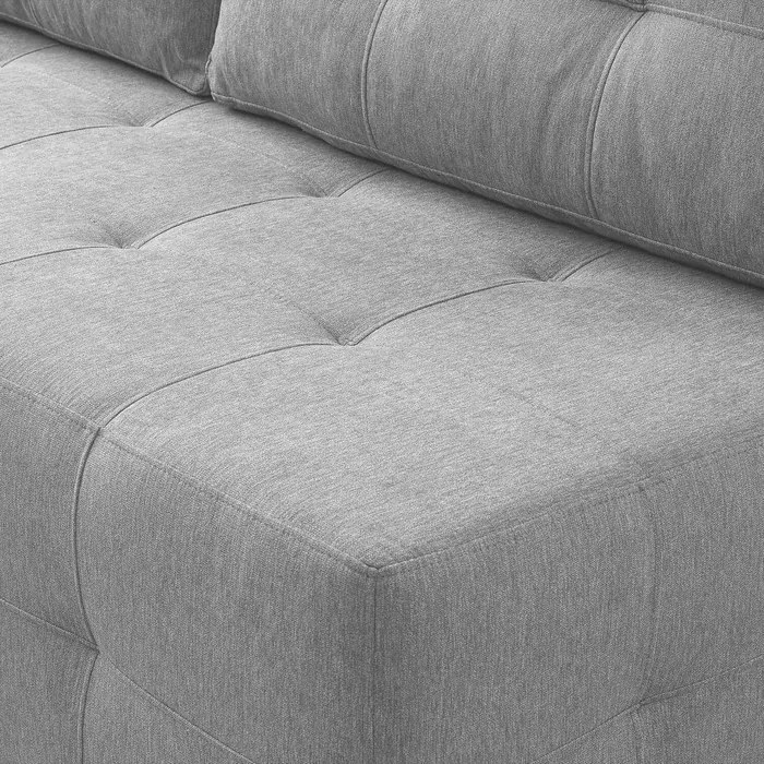 Sofa z Funkcją Spania MORANA Szara Nowoczesna