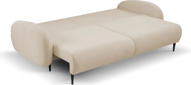 Sofa SOFT z funkcja spania i pojemnikiem BEŻOWY RUN AGAIN 06