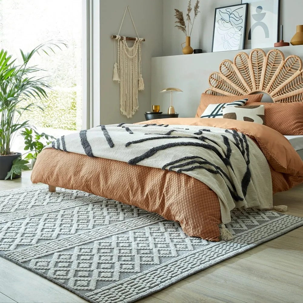 Szary dywan z szenilu odpowiedni do prania 80x160 cm Jhansi – Flair Rugs