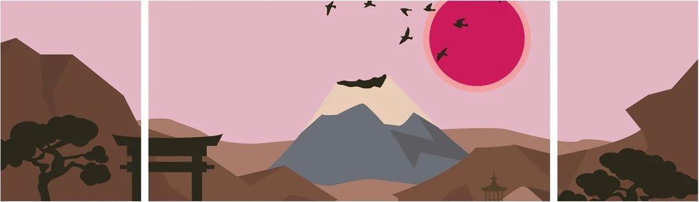 Obraz - Japonia N⁰2 (170x50 cm)