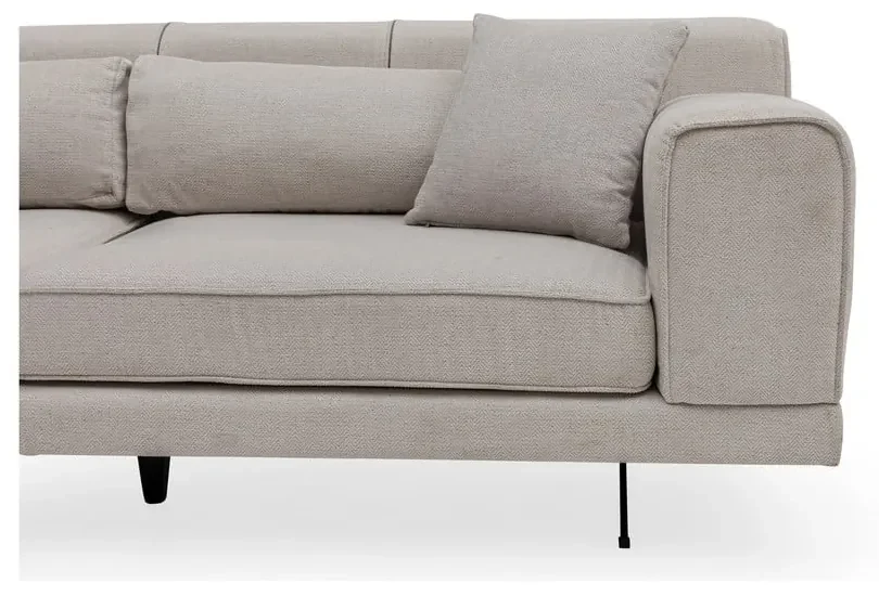 Beżowa sofa narożna Artie Jivago, narożnik lewy