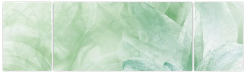 Obraz - Zielony kwiat (170x50 cm)