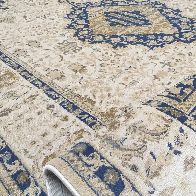 Prostokątny dywan w stylu vintage do salonu N6-C65