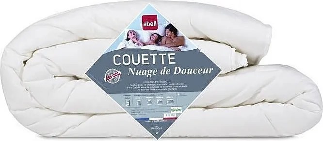Kołdra Abeil Cloud of Softness 200x200 cm Biała Lekka i Wygodna