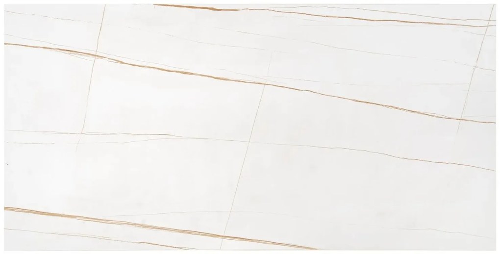 Ława UNIVERSE 3 120x60 biały marmur/złota HALMAR