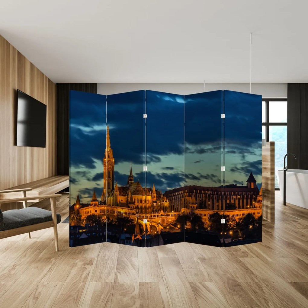 Parawa - Oświetlona budowa (210x170 cm)