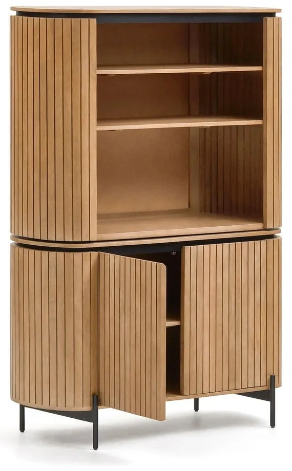 Regał z drewna mango w naturalnym kolorze 120x170 cm Licia − Kave Home