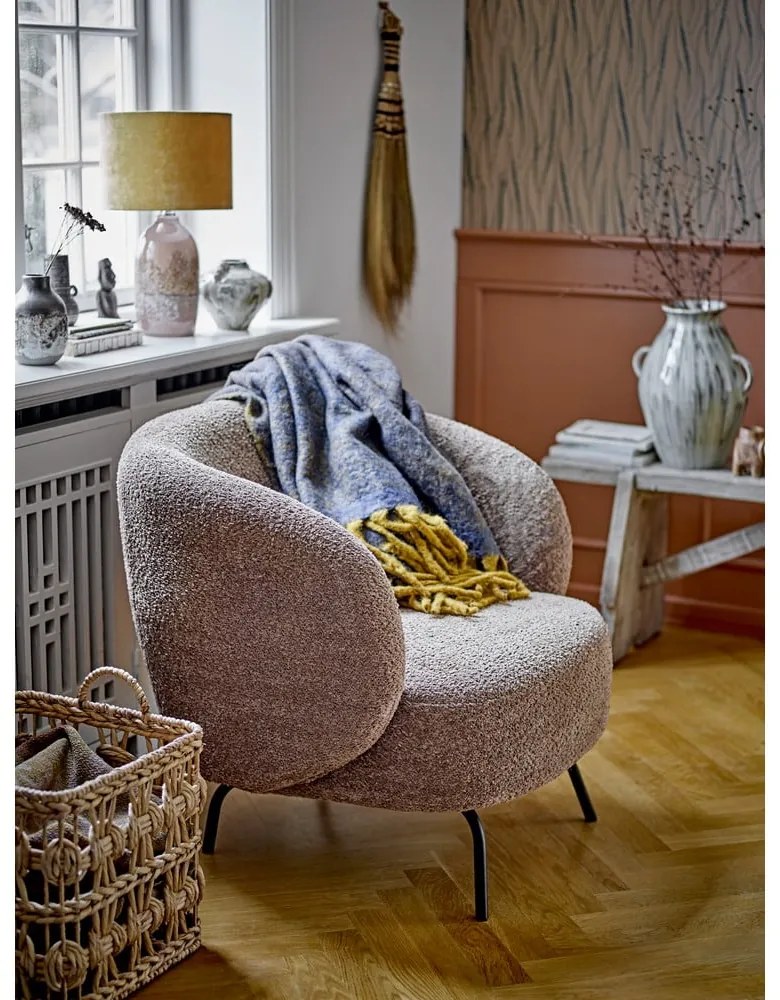 Brązowy fotel Harry – Bloomingville