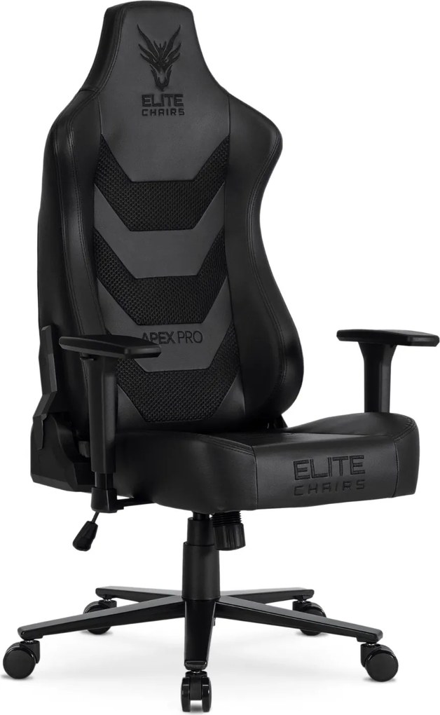Fotel gamingowy Apex - ergonomiczny fotel dla graczy ekoskóra, czarny
