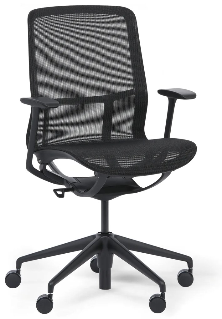 Krzesło biurowe ELVI, czarny