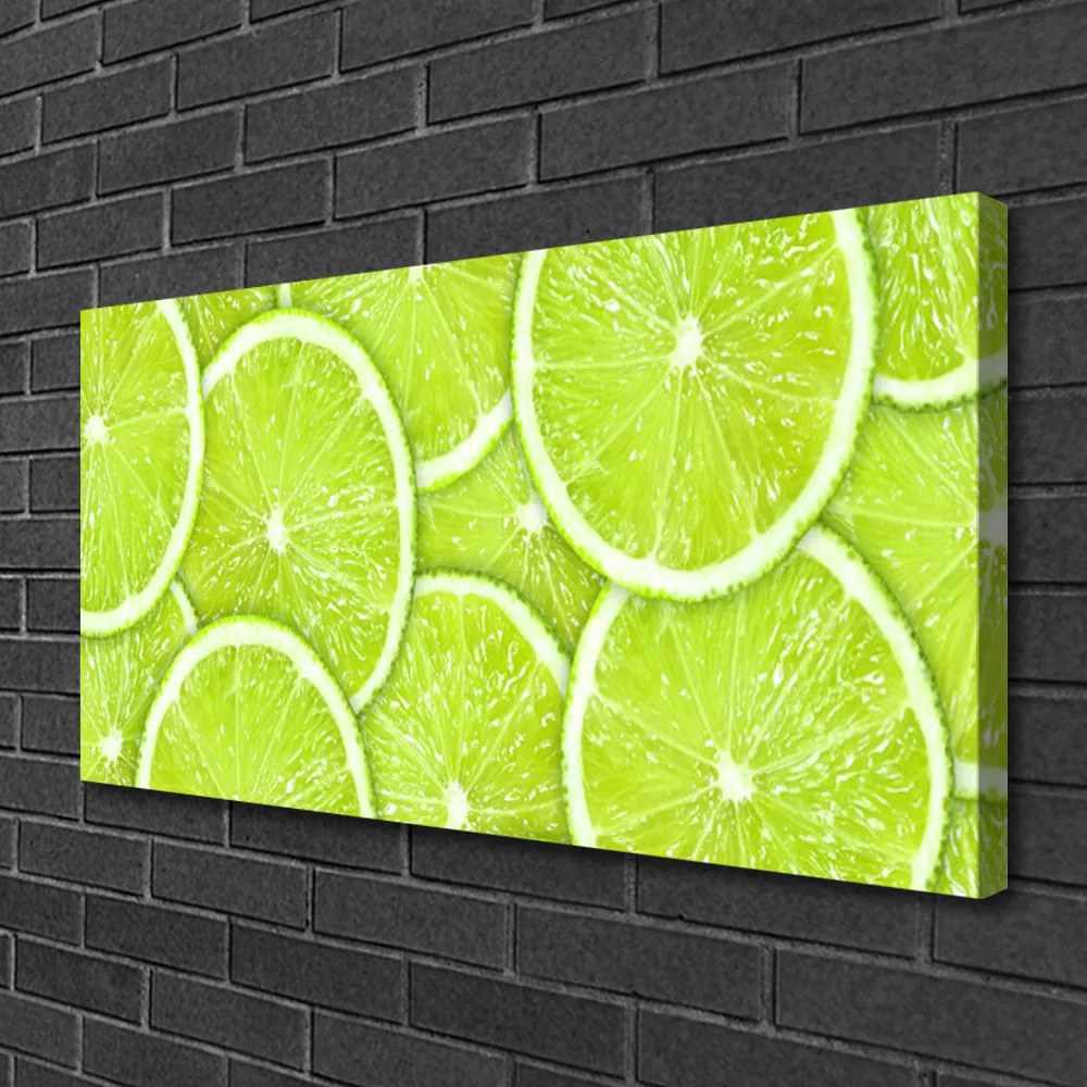 Obraz canvas Orzeźwiające Plasterki Limonki