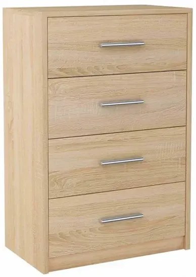 Skandynawska komoda z szufladami dąb sonoma R2-W15