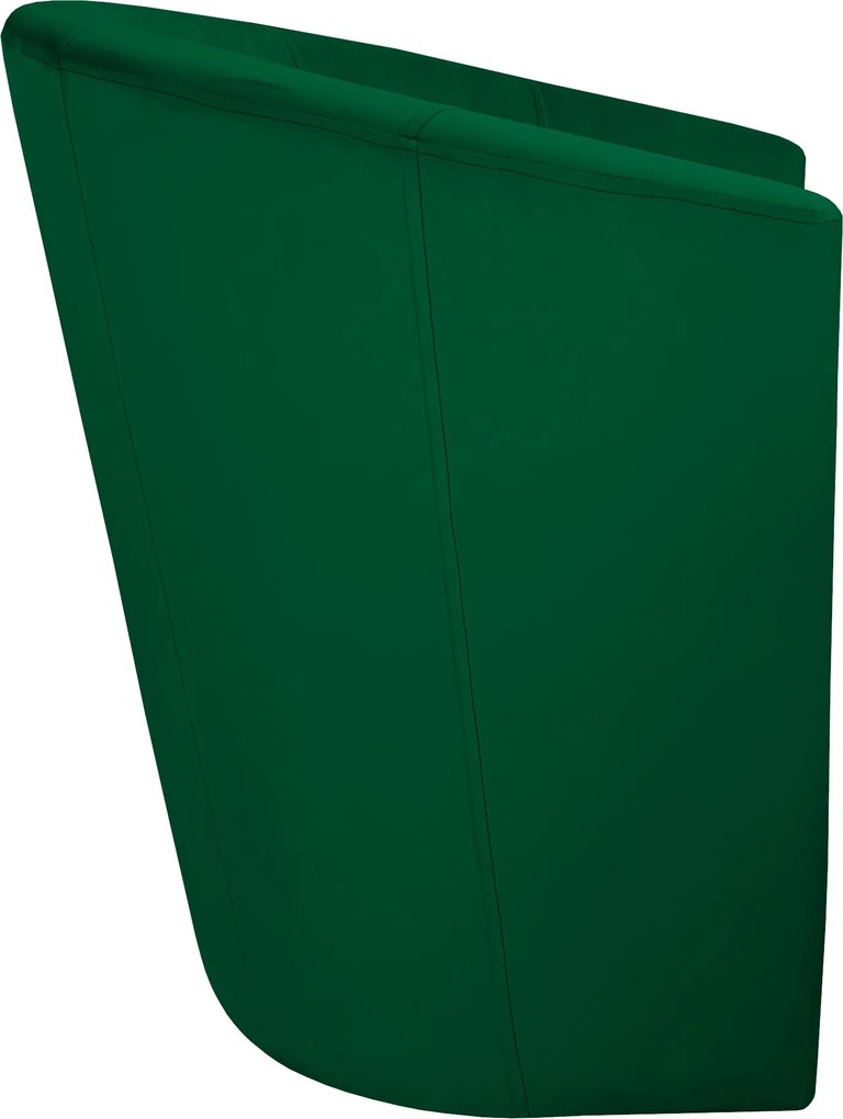 Fotel CLUB tkanina Welur elegancki fotel tapicerowany do salonu i gabinetu : Kolor tkaniny - VELVET - MG25