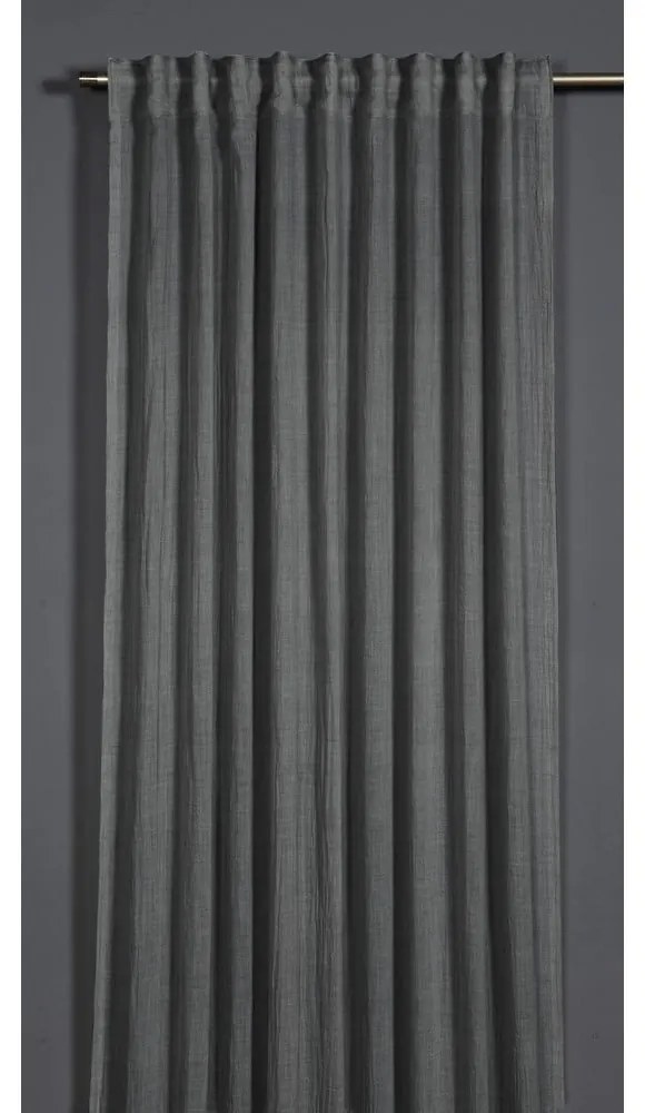 Ciemnoszara zasłona 135x245 cm Etamine – Sehlbach