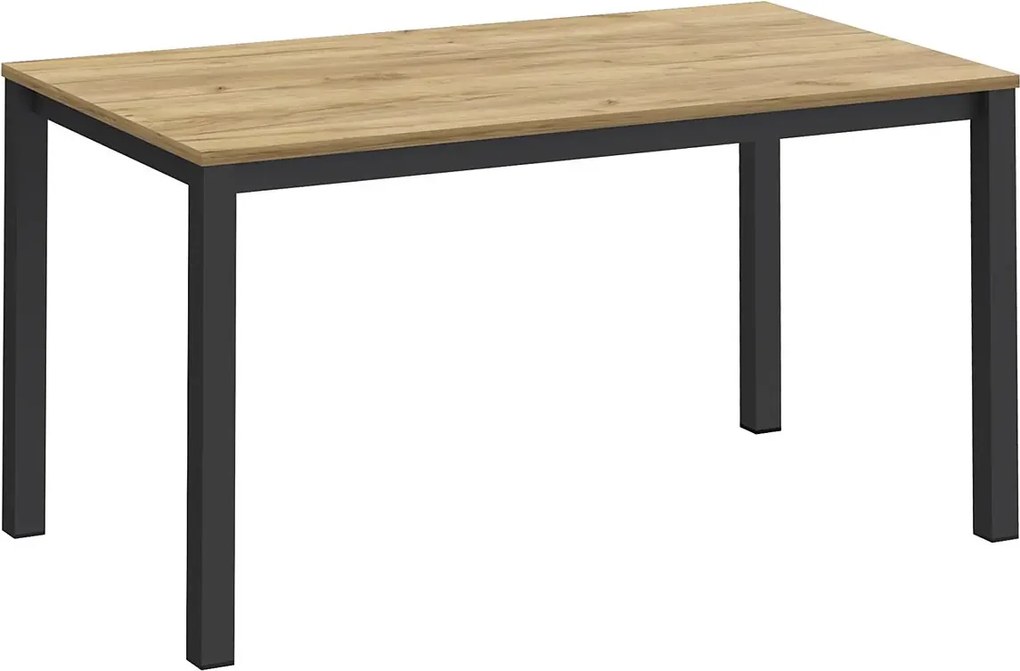 Długie biurko do pracy dąb craft D6-D14