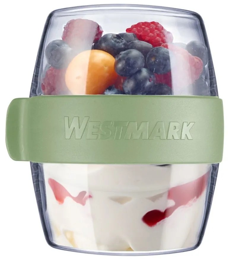 Westmark Dwuczęściowy pojemnik na przekąski MAXI, 700 ml, miętowozielony