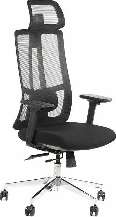 Fotel biurowy AKCENT czarny