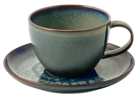 Zielony porcelanowy spodek ø 15 cm Crafted Breeze – like | Villeroy & Boch