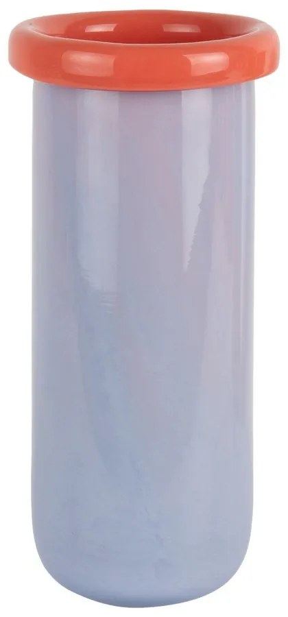 Fioletowy szklany wazon (wysokość 30,5 cm) Plegado – PT LIVING