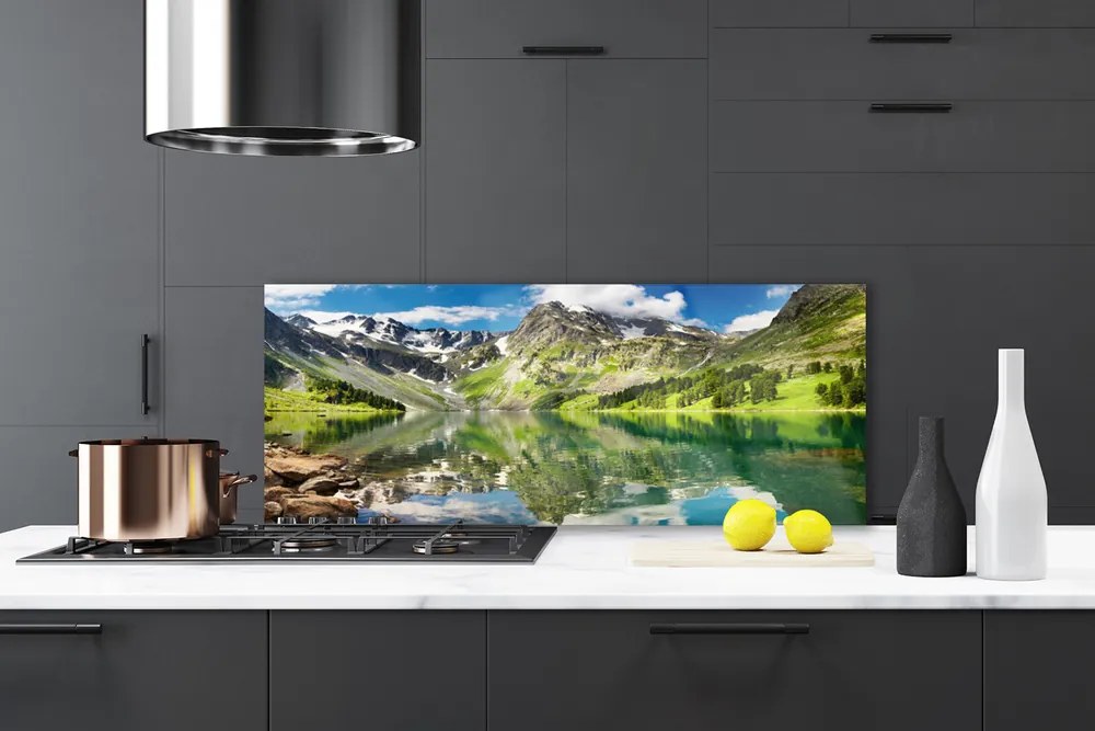 Panel Kuchenny Górska Panorama Nad Wodą