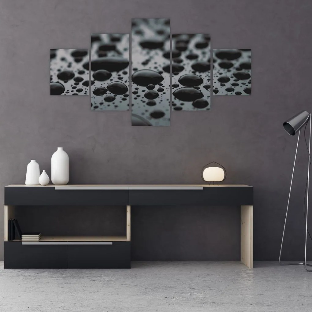 Obraz kropli wody (125x70 cm)