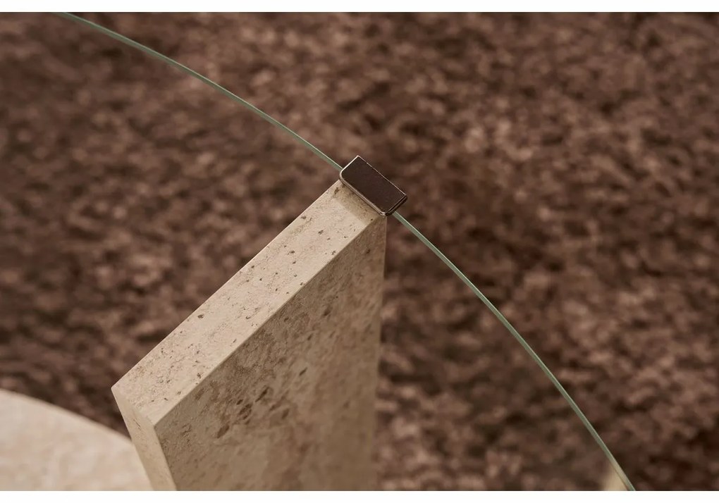 Stolik konferencyjny Clara Travertine
