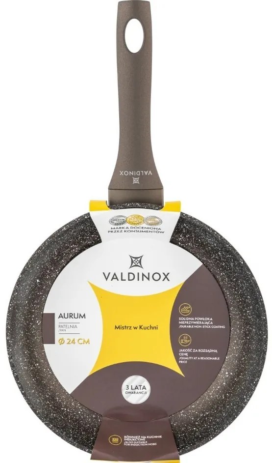 Valdinox Aurum Patelnia z powłoką nieprzywierającą, 24 cm, 24 cm