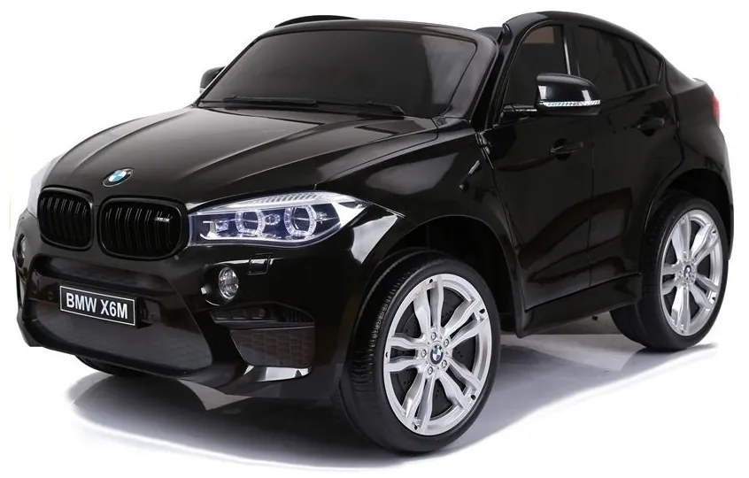 Auto na akumulator bmw x6m czarne dwuosobowy fotel