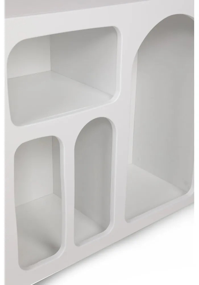 Biała wielopoziomowa półka 120 cm Lorin – Kalune Design