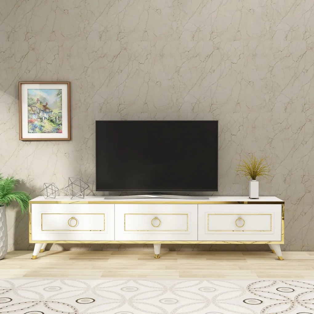Stolik pod telewizor Sona White