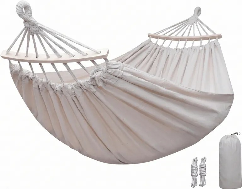 Hamak ZENVIO COMFORT 200x80 cm, biały + torba gratis