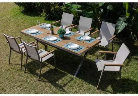 Zestaw MERAN - 7-elementowy zestaw obiadowy do ogrodu