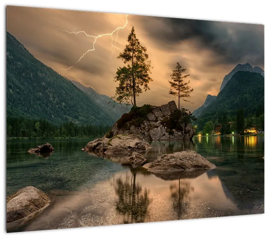 Piękny obraz na szkle - krajobraz (70x50 cm)