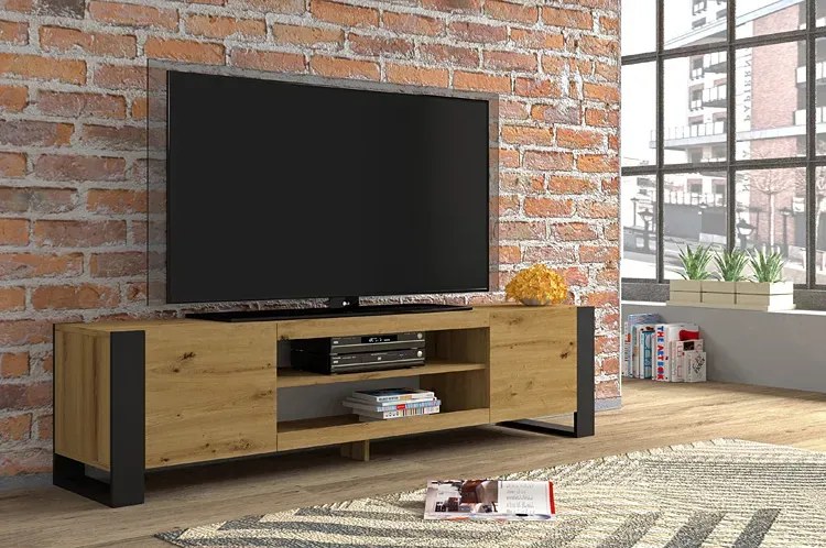 Szafka Na Tv Dąb Artisan D8-R81