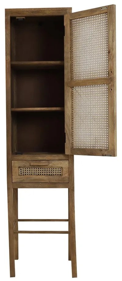 Brązowa szafka z drewna mango 45x180 cm Nipas – Light & Living