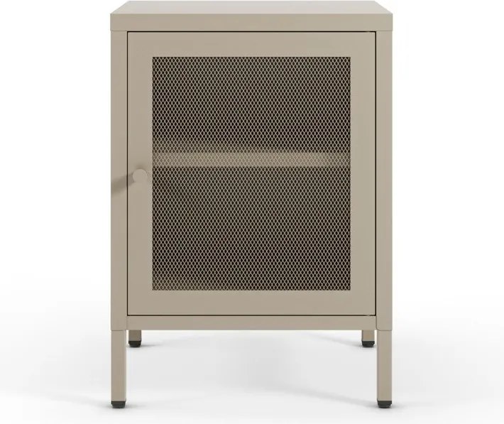 Kremowa szafka nocna Fayna – Marckeric