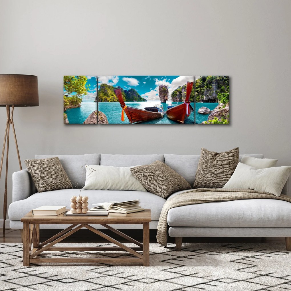 Obraz- Raj na ziemi (170x50 cm)