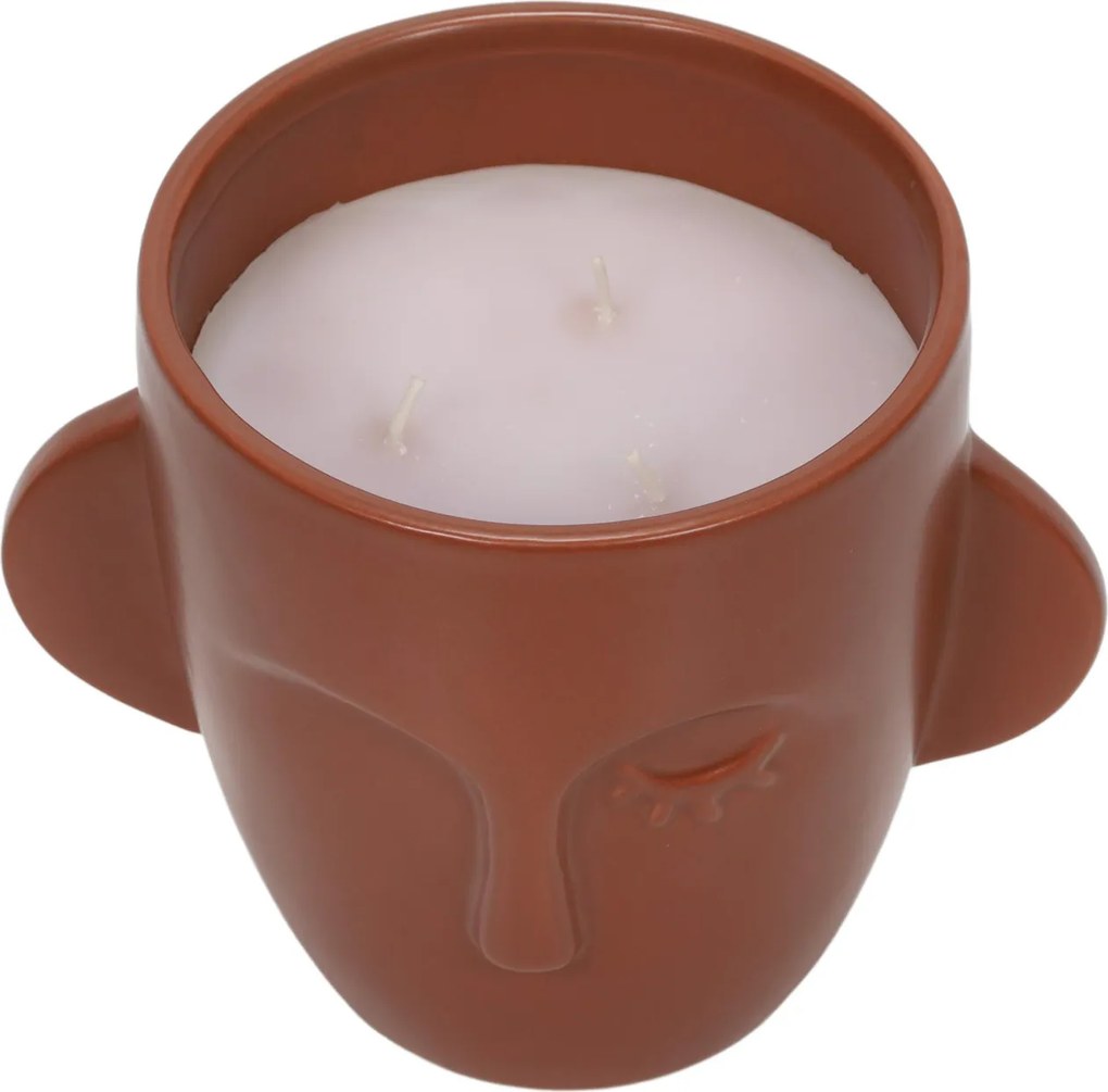 Świeca ozdobna, zapachowa MAYA, twarz, 520 g