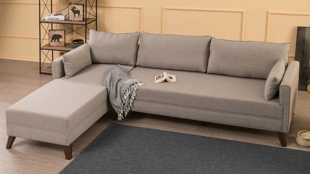 Sofa narożna Bella Narożnik Lewy 1 Kremowy