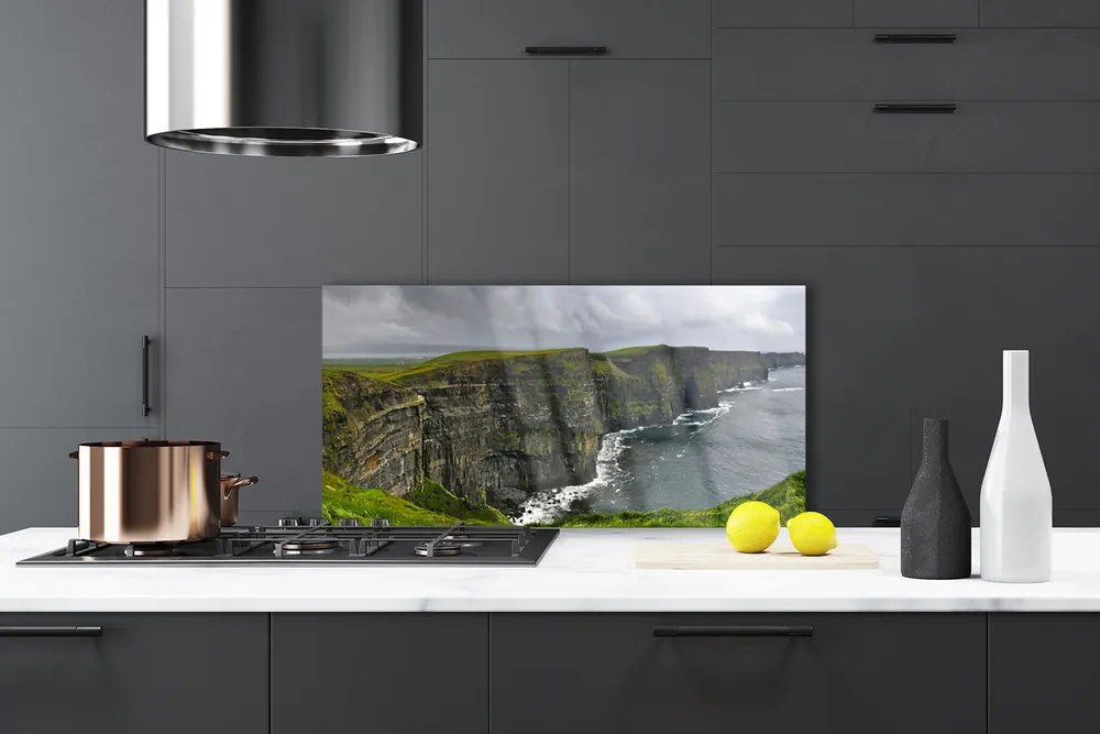 Szkło nad Blatem Skalista Zatoka o Poranku