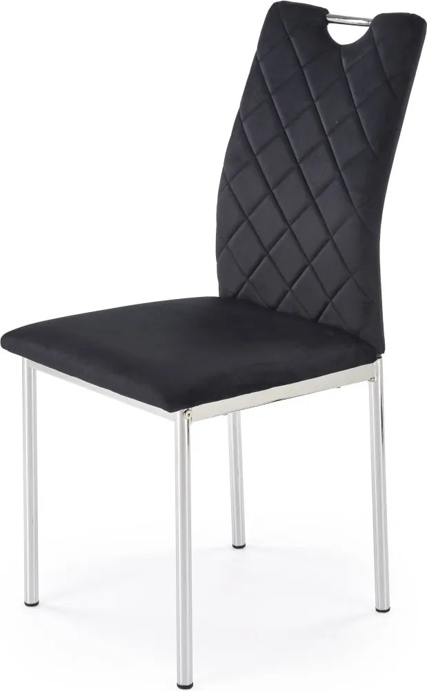 Pikowane krzesło z rączką do przenoszenia K578 Halmar