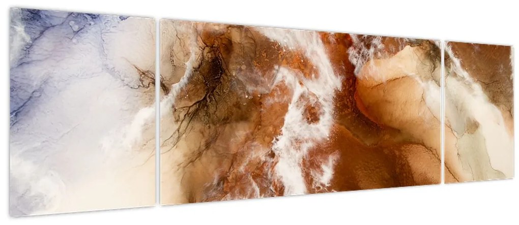 Obraz - Marmurowa abstrakcja (170x50 cm)