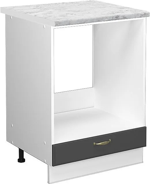 Szafka kuchenna antracytowo-złoty 60x60x82 fame-line